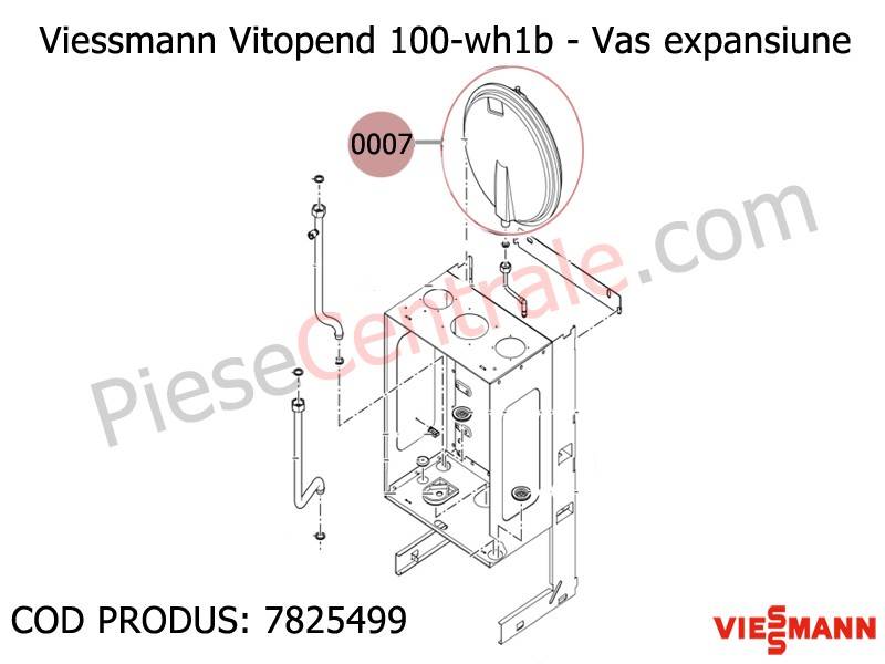 Poza Vas expansiune centrale termice Viessmann Vitopend 100 WH1B 24 kw