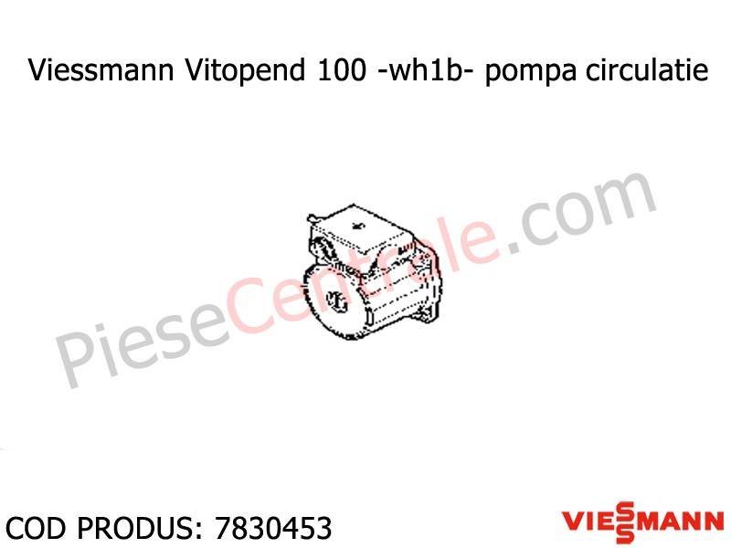 Poza Pompa circulatie centrala termica Viessmann Vitopend 100 WH1B