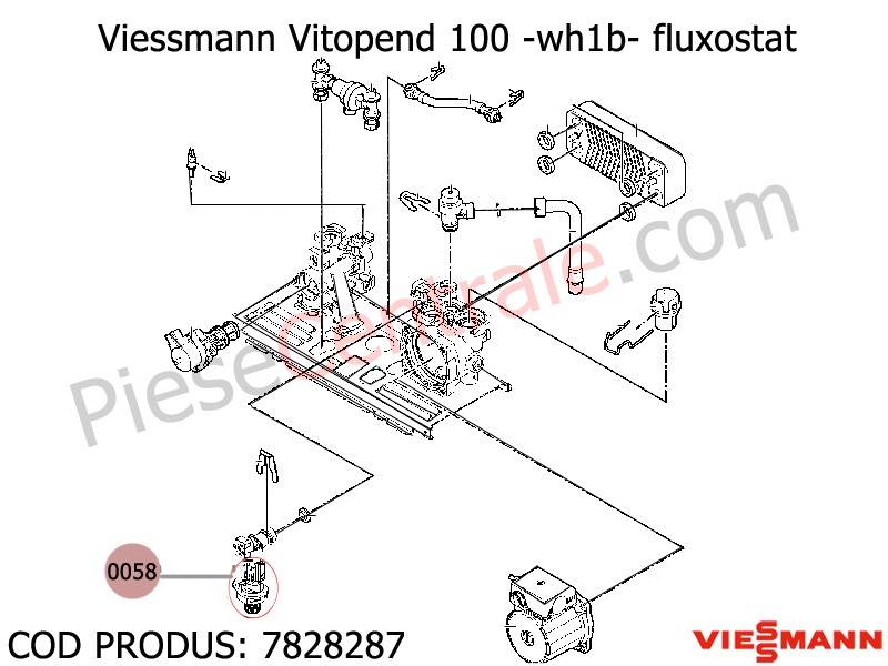 Poza Fluxostat centrale termice Viessmann Vitopend 100 WH1B