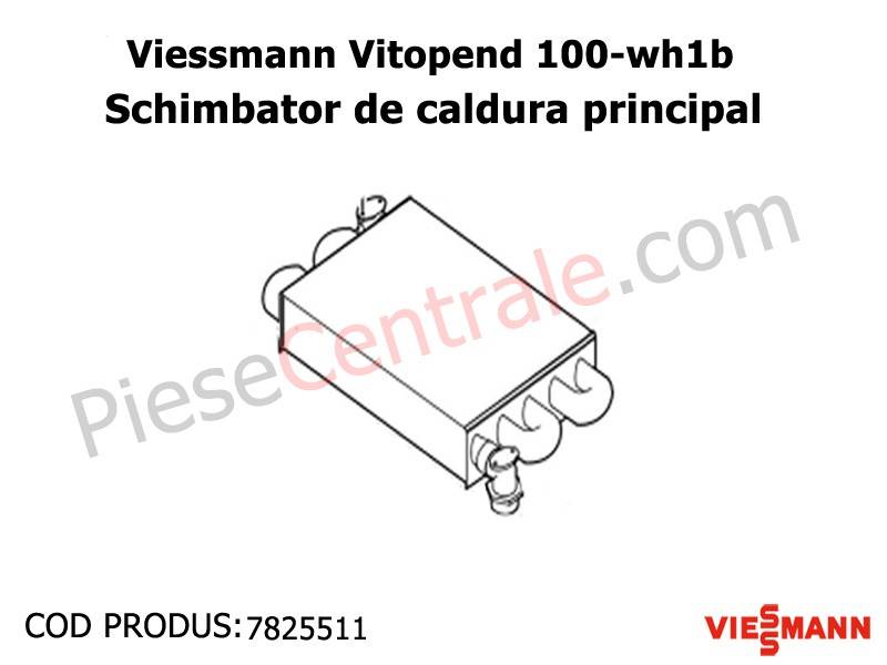 Poza Schimbator caldura primar centrale termice Viessmann Vitopend 100