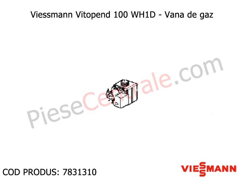 Poza Vana de gaz centrala termica Viessmann Vitopend 100 WH1D