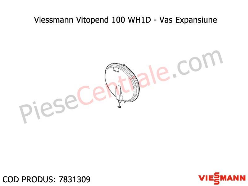 Poza Vas expansiune centrala termica Viessmann Vitopend 100 WH1D 31 kw