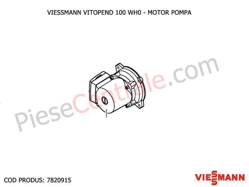 Poza Motor pompa centrale termice Viessmann Vitopend 100 WH0 si WHE