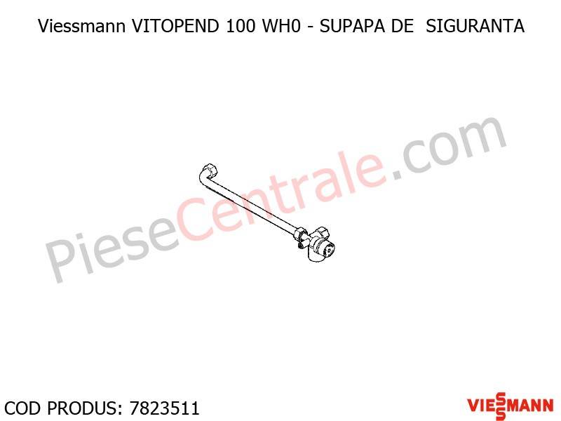 Poza Supapa de siguranta centrala termica Viessmann Vitopend 100 WH0