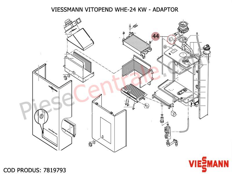 Poza Adaptor centrala termica Viessmann Vitopend WHE