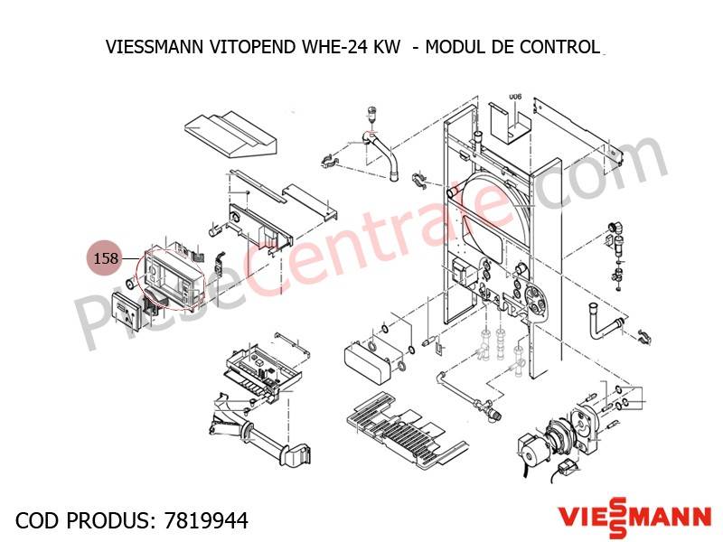 Poza Modul de control centrale termice Viessmann Vitopend WHE si Vitodens 200 WB2