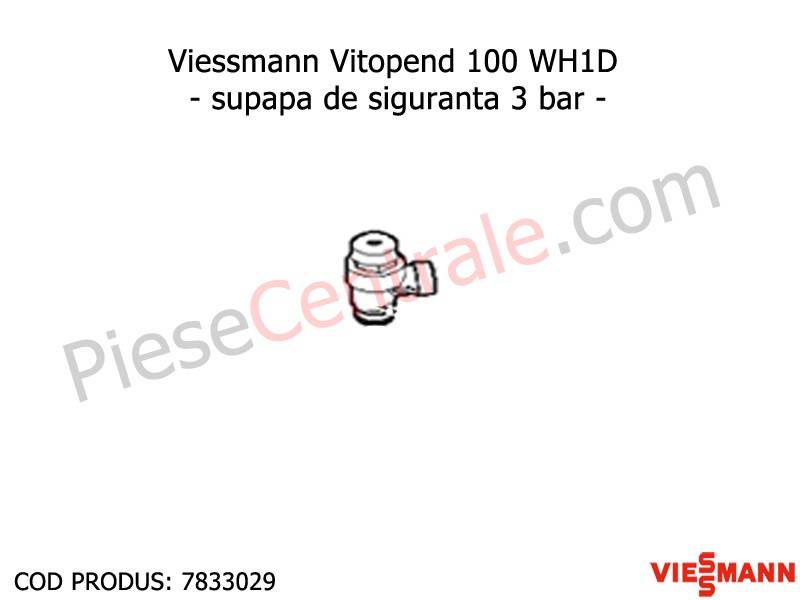 Poza Supapa siguranta 3 bari centrale termice Viessmann Vitopend 100 WH1D, Vitodens 100 WB1B