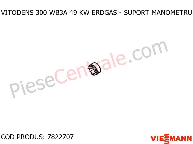 Poza Suport manometru centrale termice Viessmann Vitodens 200 si Vitodens 300