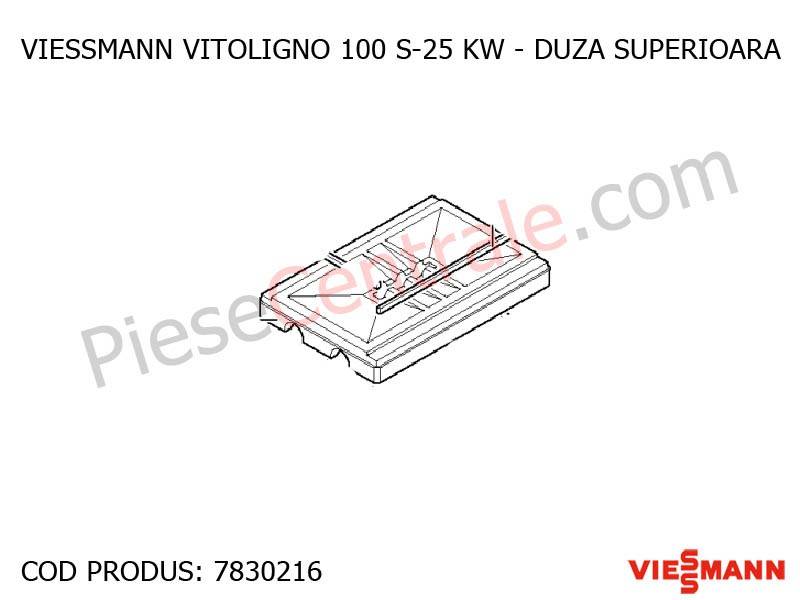 Poza Duza superioara centrala pe lemne Viessmann Vitoligno 100 S 25 kw