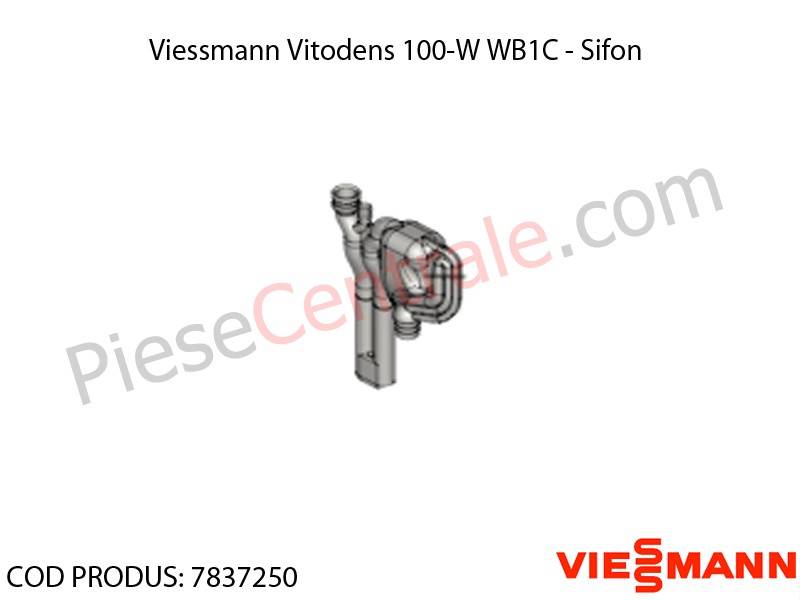 Poza Sifon centrala termica Viessmann Vitodens 100-W WB1C