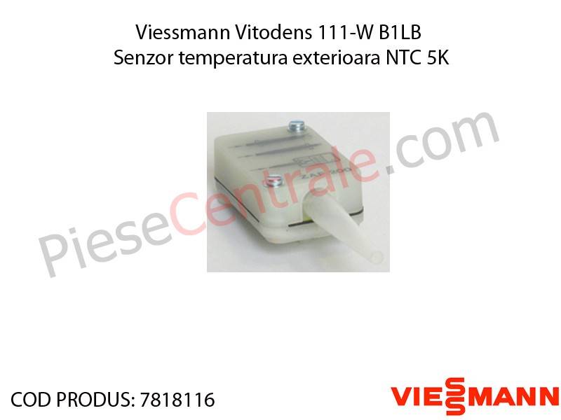 Poza Senzor temperatura exterioara NTC 5K centrala termica Viessmann Vitodens 111-W B1LB