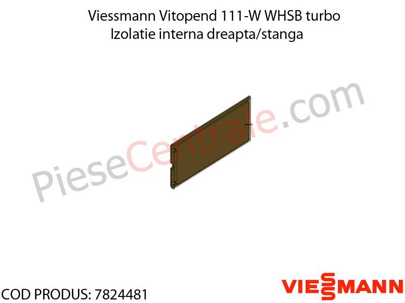 Poza Izolatie interna dreapta/stanga centrala termica Viessmann Vitopend 111-W WHSB turbo