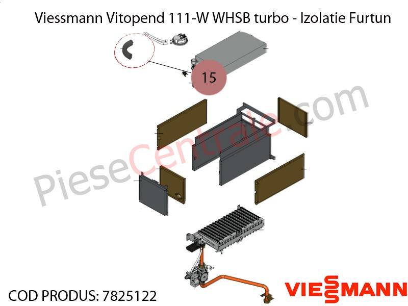 Poza Izolatie furtun centrala termica Viessmann Vitopend 111-W WHSB turbo