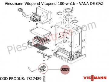 Poza Vana gaz centrala termica Viessmann Vitopend 100 WH1B, WH0, 111-W WHSB turbo
