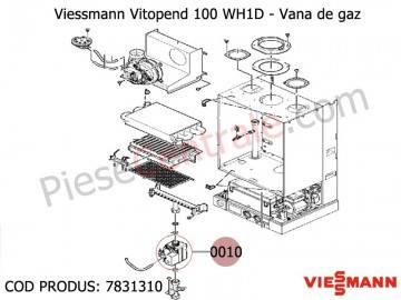 Poza Vana de gaz centrala termica Viessmann Vitopend 100 WH1D