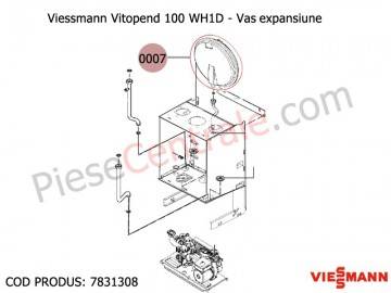 Poza Vas expansiune centrale termice Viessmann Vitopend 100 WH1D 24 kw