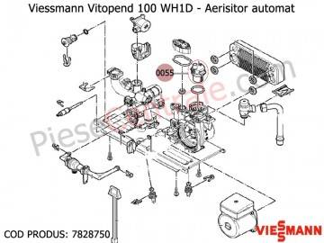 Poza Aerisitor automat centrale termice Viessmann Vitopend 100 WH1D, Vitodens 100 WB1B