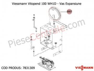 Poza Vas expansiune centrala termica Viessmann Vitopend 100 WH1D 31 kw