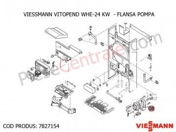 Poza Flansa pompa centrala termica Viessmann Vitopend WHE