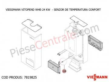 Poza Senzor de temperatura confort centrala termica Viessmann Vitopend WHE