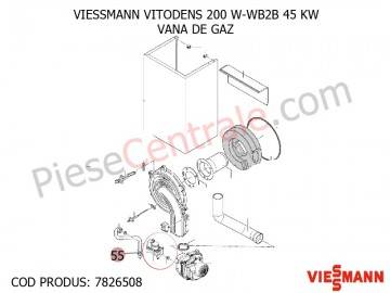 Poza Vana de gaz centrala termica VITODENS 200 W-WB2B 45 KW
