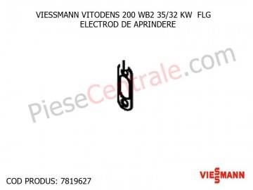 Poza Electrod aprindere centrala termica Viessmann Vitodens 200, Vitodens 333 WS3A
