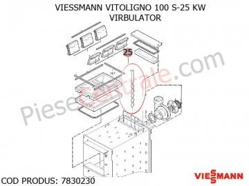 Poza Virbulator centrala pe lemne Viessmann Vitoligno 100 S 25 kw
