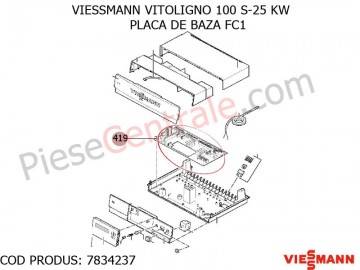 Poza Placa de baza FC1 centrala pe lemne Viessmann Vitoligno 100 S