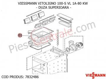 Poza Duza superioara centrala pe lemne Viessmann Vitoligno 100 S VL 1A-80 KW