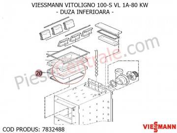 inferioara centrala pe lemne Viessmann Vitoligno 100 S VL 1A-80 KW - serviceviessmann.com